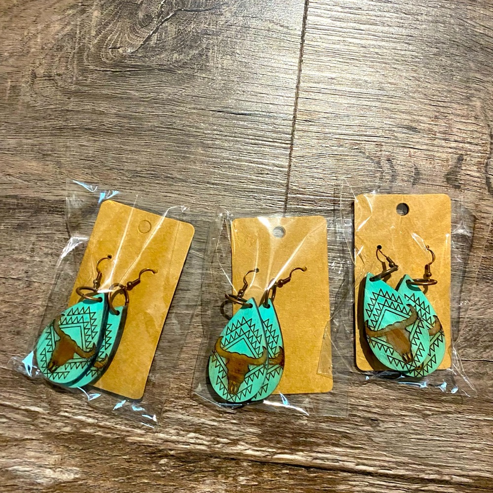 Western earrings